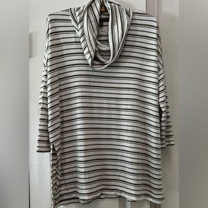 Lou & Grey Softserve cowl neck blouse